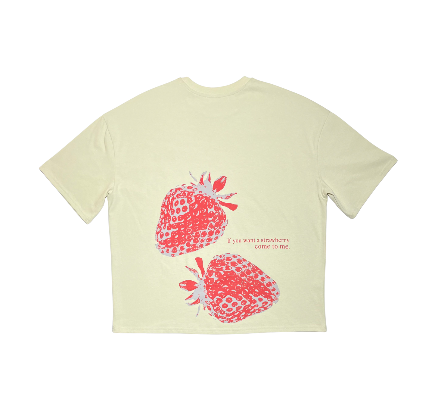 STRAWBERRIES T-SHIRT BEIGE