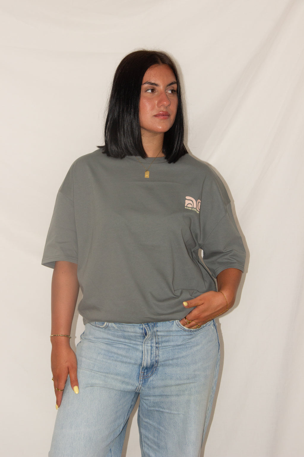 STRAWBERRIES T-SHIRT GREY